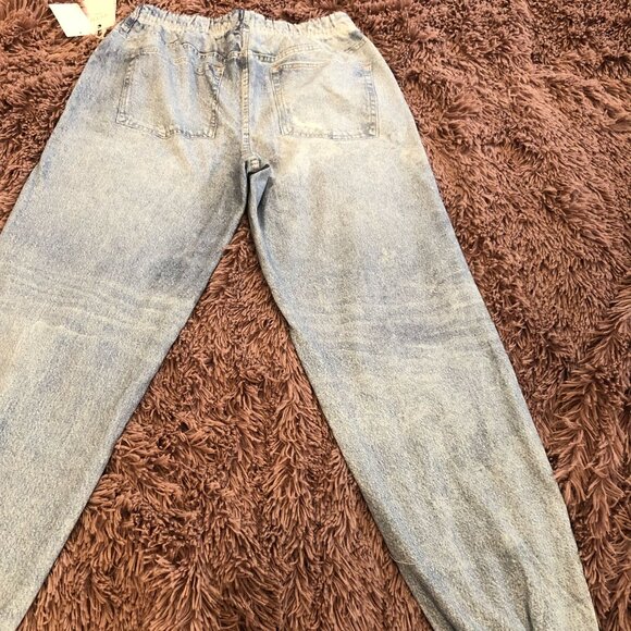 SOLD♥️SOLD♥️♥️NWT*ECRU FAUX LASER JOGGER SWEATPANT*M*LIKE RAG BONE MIRAMAR*NEW - Picture 14 of 16